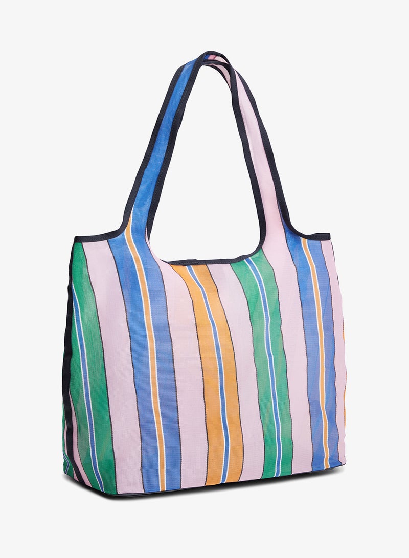 TOMMY HILFIGER Mesh Beach Tote Bag With Pouch - Image 3